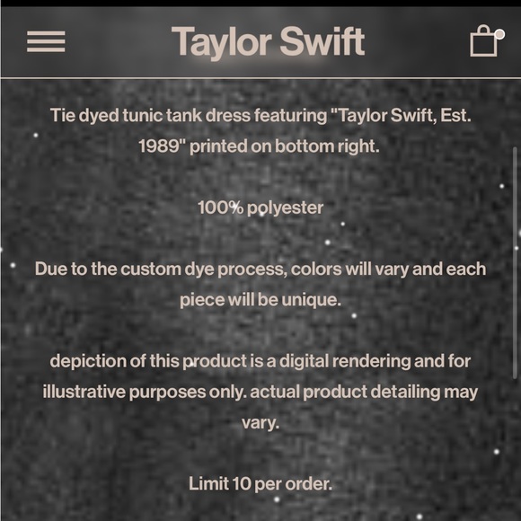 NWOT Taylor Swift 1989 Beach Cover - Picture 2 of 2